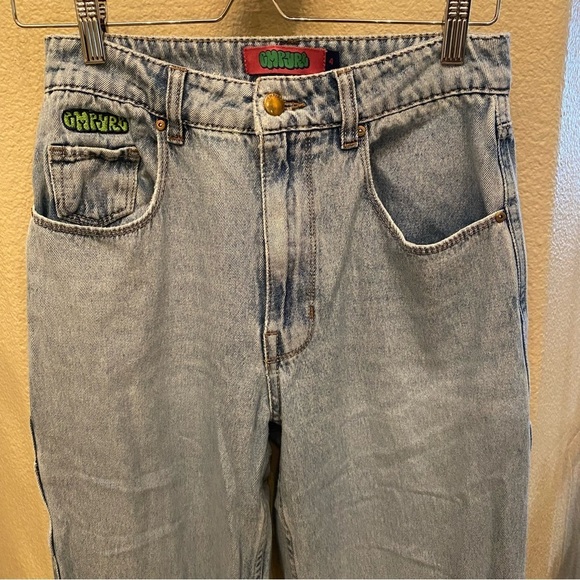 EMPYRE Women Light Blue Tori Carpenter Skate Jeans Size 4 - Picture 4 of 9